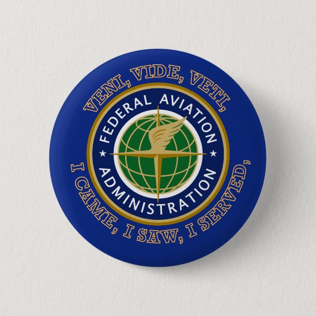 Federal Aviation Administration Shield Knapp (Framsida)
