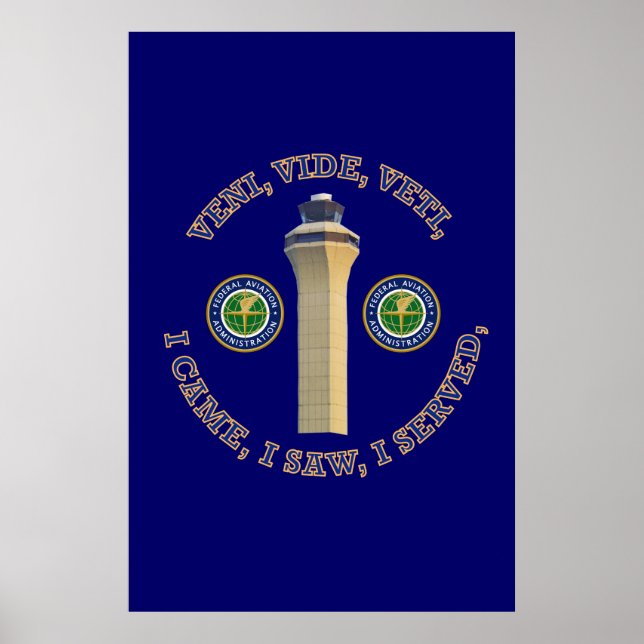 Federal Aviation Administration VVV Shield Poster (Framsidan)