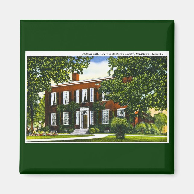 Federal Backe, Bardstown, Kentucky Magnet (Framsidan)