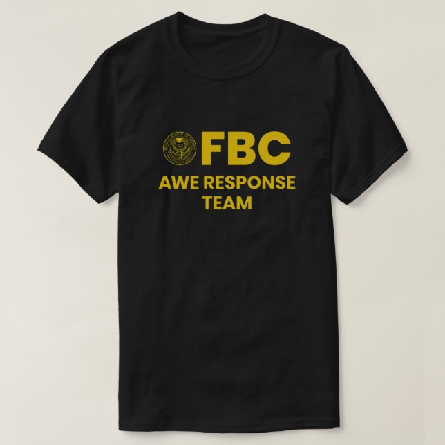 Federal Bureau of Control - AWE Response Team  T Shirt (Design framsida)