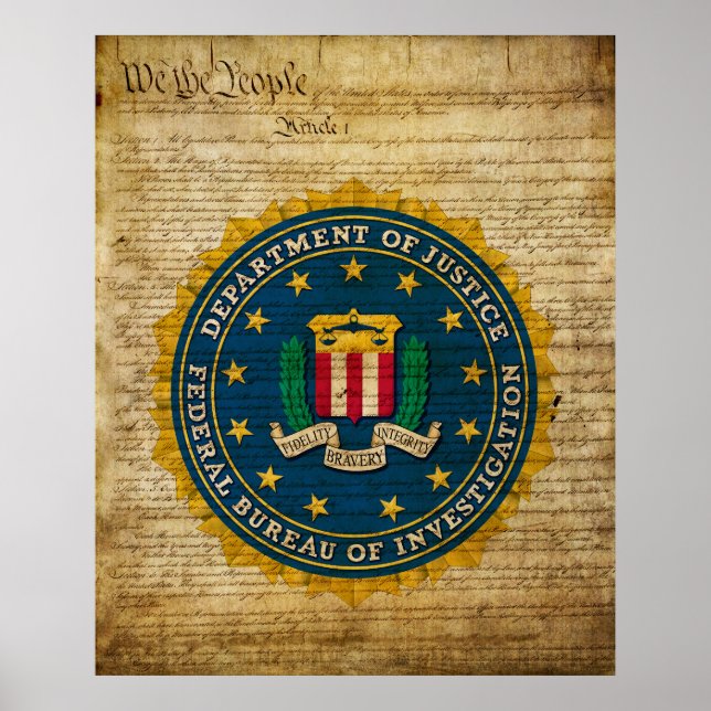 Federal Bureau of Investigation Poster (Framsidan)
