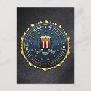 Federal Bureau of Investigation Vykort