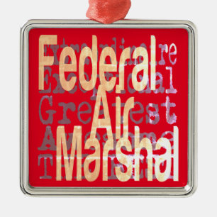 Federal Luft Marshal Extraordinaire Julgransprydnad Metall