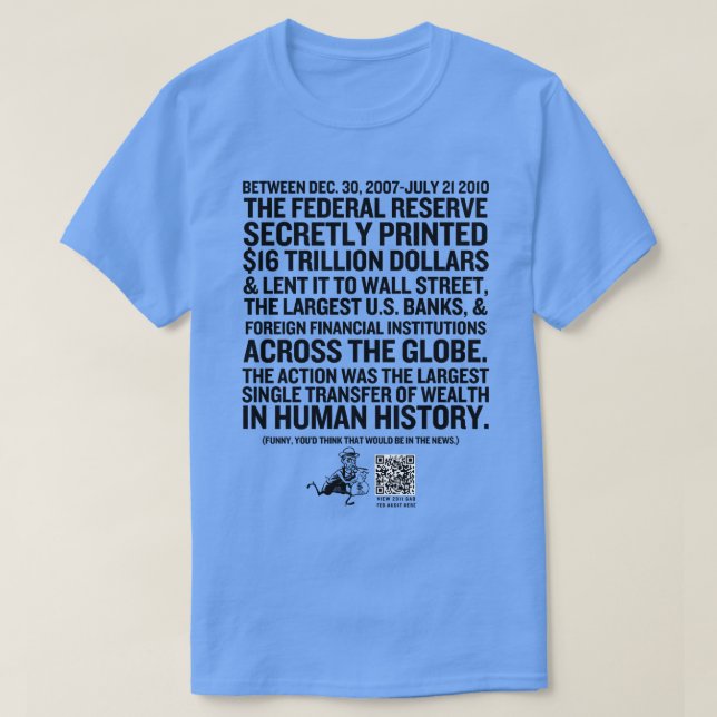 Federal Reserve Audit Shirt T Shirt (Design framsida)