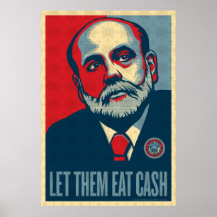 Federal Reserve Ordförande Ben Bernanke Skriv ut Poster