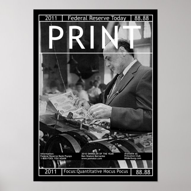 Federal Reserve Today - SKRIV UT Poster (Framsidan)