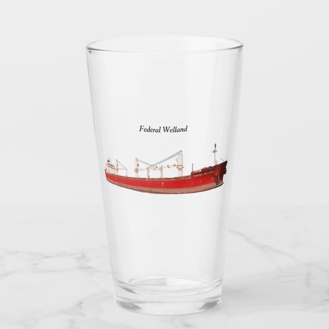 Federal Welland glass Glaskopp (Framsida)