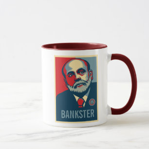 Federalt reservera den stolBen Bernanke muggen Mugg