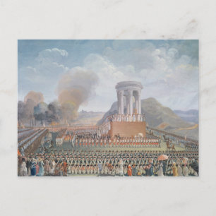 Federationens festival, 14 juli 1790 vykort