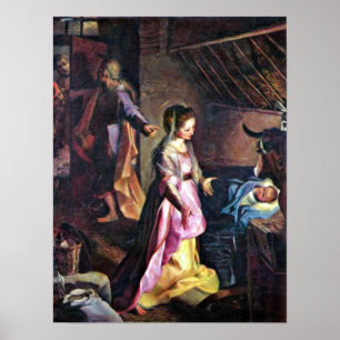 Federico Barocci - Kristus födelse Poster