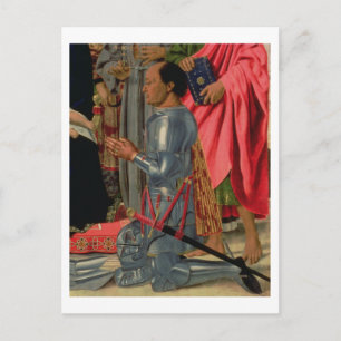 Federico da Montefeltro, detaljer från Brera Alt Vykort