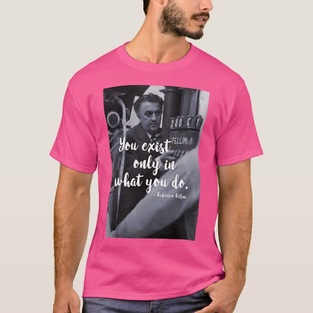 Federico Fellini - Offert T Shirt (Framsida)