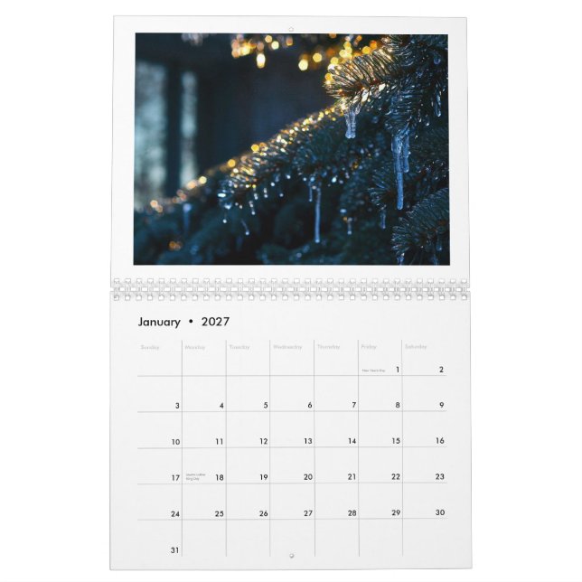 FedericoArts 2015 blandade massmediakalender Kalender (Jan 2027)