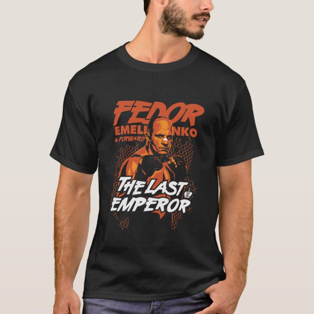 Fedor Emelianenko ANIME TECKNAD GIFT T Shirt (Framsida)