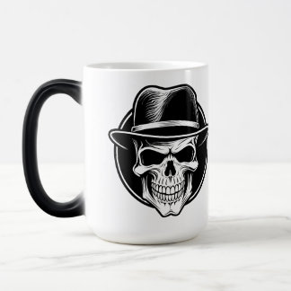 Fedora Dödskalle Magisk Mugg