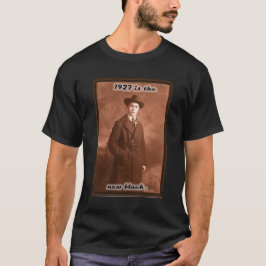 FEDORA & LAG, VINTAGEFOTO 1927 den NYA SVARTEN, T Shirt