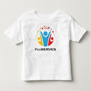 FedSERVES Småbarn Logotyp T-Shirt