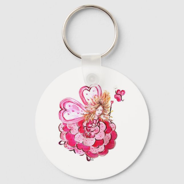 Fée du coeur papillon Colineandco Nyckelring (Framsida)