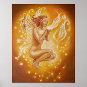Fée du Feu Poster