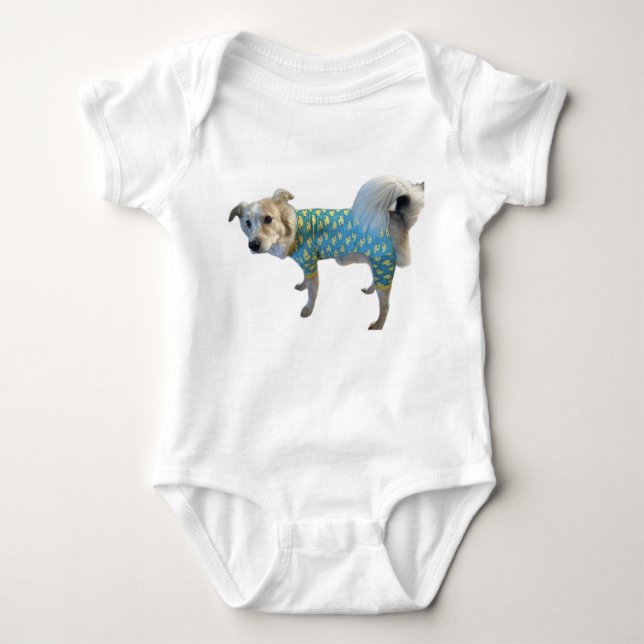 Fee Goose PJs Baby One-Biet - Awkwarly Adworthy T Shirt (Framsida)