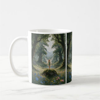 Fee im verzauberten Wald Kaffemugg