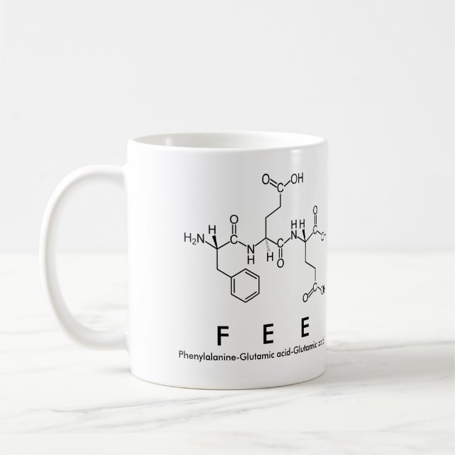 Fee peptide namn mugg (Vänster)
