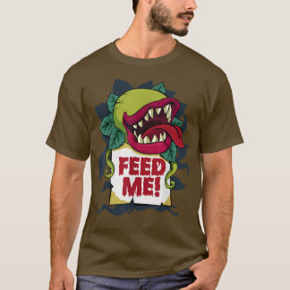 Feed Me Lazy Halloween Costume Creepy Spooky Monst T Shirt
