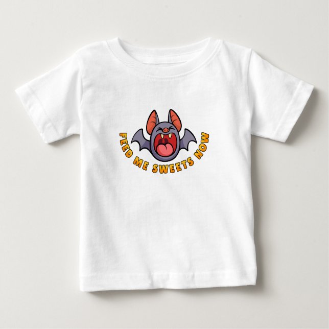 Feed Me Sweets Now T Shirt (Framsida)