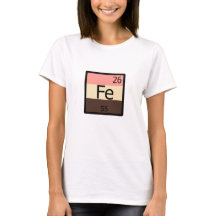 Feedee Järn Fe Periodic Bord Feedist T-shirt
