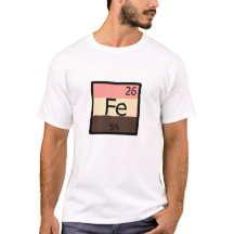 Feedee Järn Fe Periodic Bord Feedist T-shirt