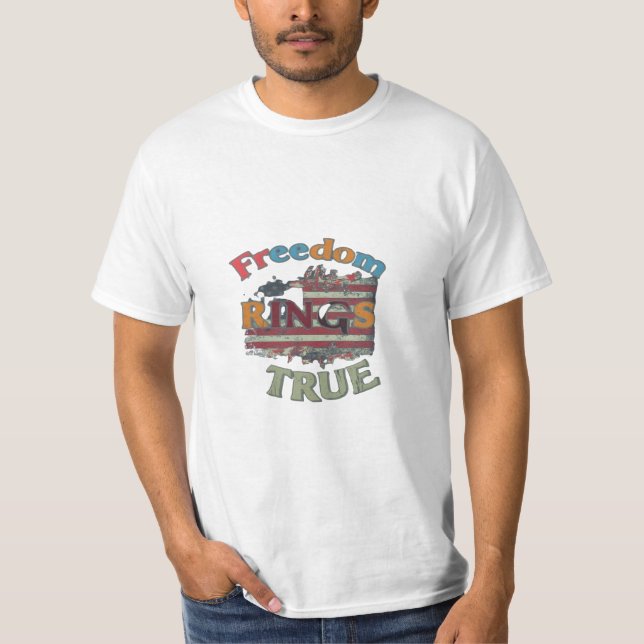 Feedom Ringar True T Shirt (Framsida)