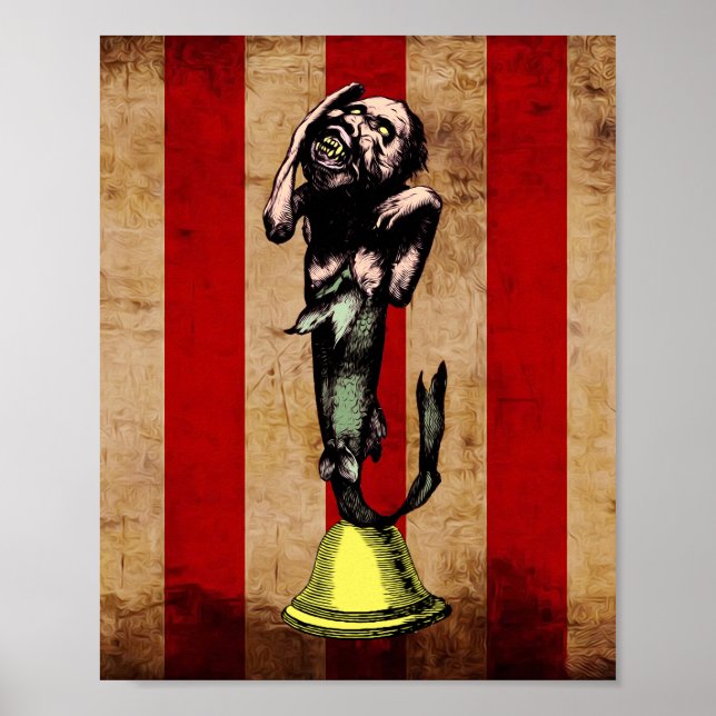 Feejee Sjöjungfru Poster (Framsidan)