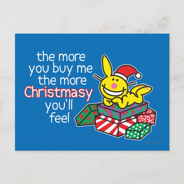 Feel Christmasy Helg Vykort (Framsida)