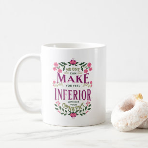 Feel inferior Eleanor Roosevelt högers Cof Kaffemugg