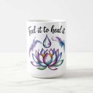 Feel It to Heal It Blooming Waterdrop Mug Kaffemugg