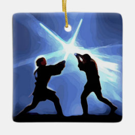 Feel the Force Julgransprydnad Keramik