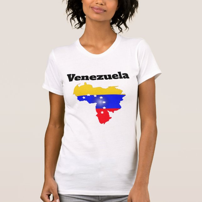 Feel the heartbeat of Venezuela with this vibrant T Shirt (Framsida)