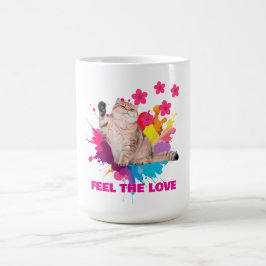 Feel the Love Beautiful Design Kaffemugg