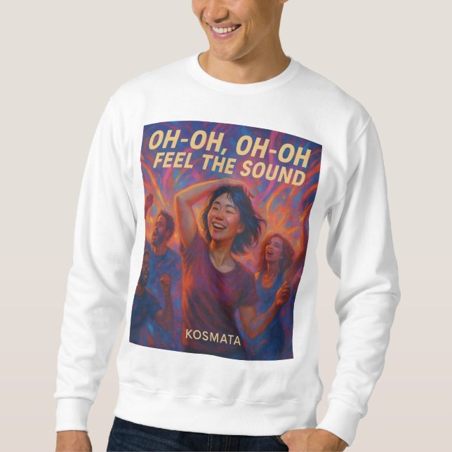 Feel the Sound - Sweatshirt Herren (Framsida)