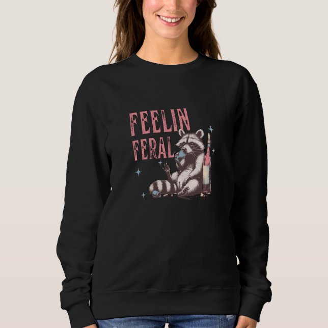 Feelin Feral Raccoon Meme, i min ferala era, Unhin T Shirt (Framsida)