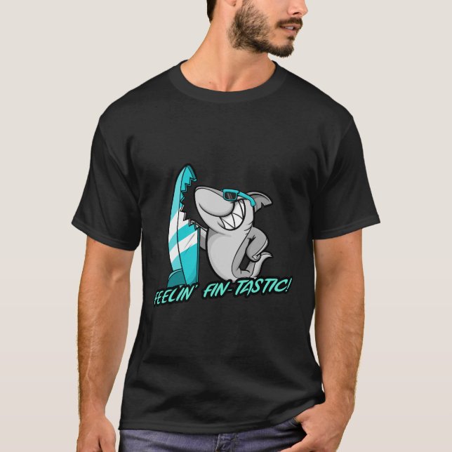 Feelin' Fin-Tastic T Shirt (Framsida)