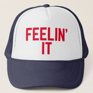 FEELIN IT-roligtens slogan truckerkeps