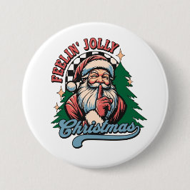 Feelin’ Jolly Christmas Santa Knapp