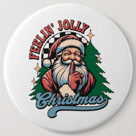 Feelin’ Jolly Christmas Santa Knapp