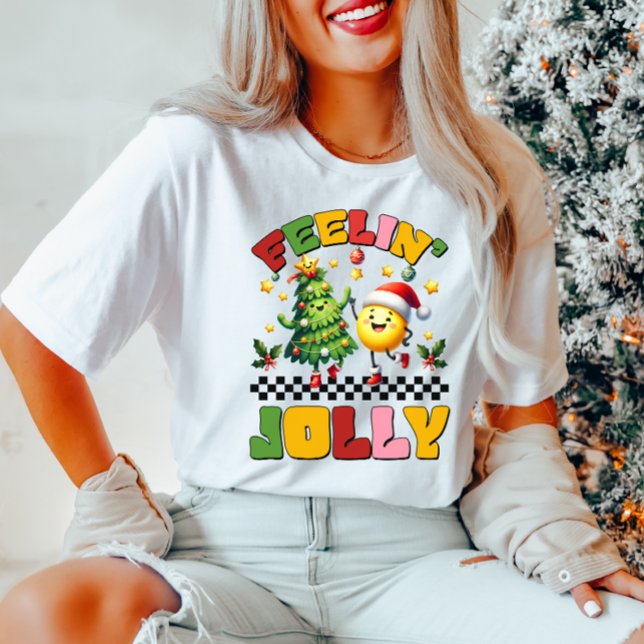 Feelin Jolly jul T-Shirt (Skapare uppladdad)