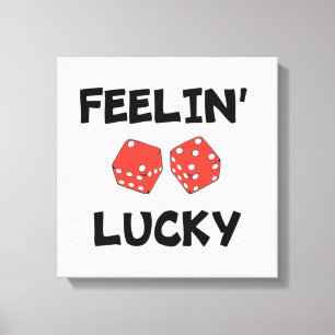 "FEELIN' LUCKY DICE" CANVASTRYCK