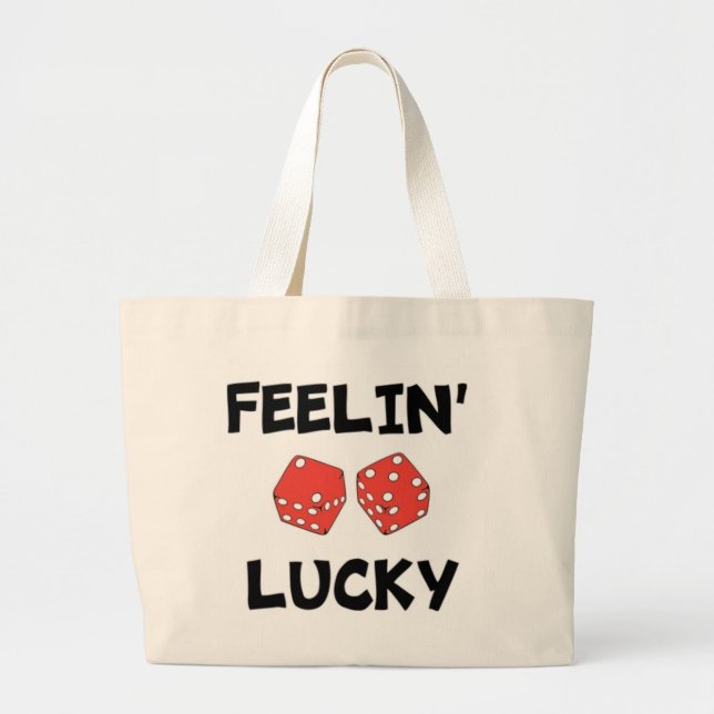 "FEELIN' LUCKY DICE" JUMBO TYGKASSE (Framsidan)
