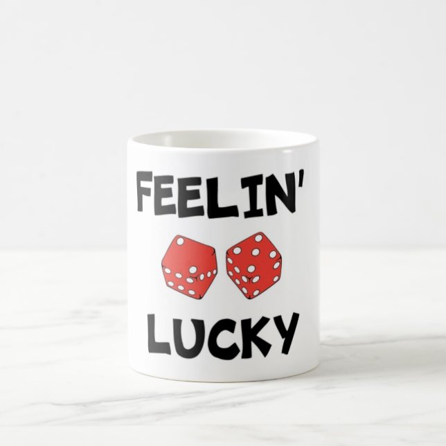 "FEELIN' LUCKY DICE" KAFFEMUGG (Center)