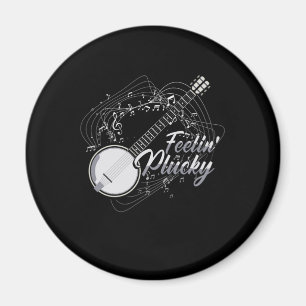 Feelin Pturturo Banjo Bluegräs Land Music Gift Magnet