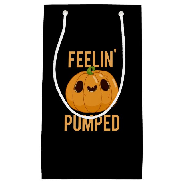 Feelin Pumpny Pumpkin Pun Mörk BG (Framsidan)